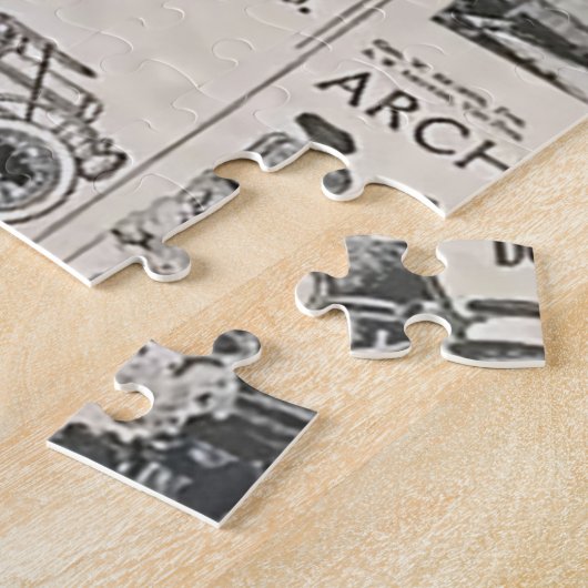 Vintage Zeitung Puzzle (Seite)
