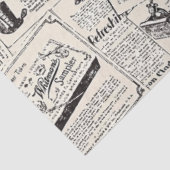 Vintage Zeitung Seidenpapier (Ausschnitt)