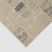 Vintage Zeitung Seidenpapier (Ausschnitt)