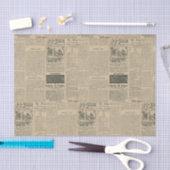 Vintage Zeitung Seidenpapier (Handwerk)