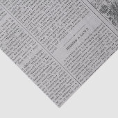 Vintage Zeitung Seidenpapier (Ausschnitt)