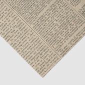 Vintage Zeitung Seidenpapier (Ausschnitt)