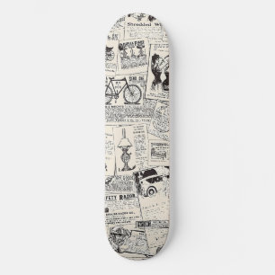Vintage Zeitung Skateboard