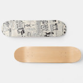 Vintage Zeitung Skateboard (Horizontal)