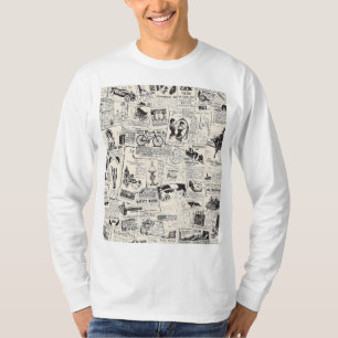 Vintage Zeitung T-Shirt