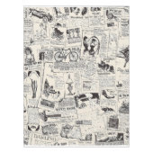 Vintage Zeitung Tischdecke (Vorderseite)