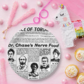 Vintage Zeitung Toronto-Leute Pappteller (Party)