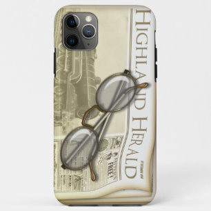Vintage Zeitung und Schauspiele Case-Mate iPhone Hülle