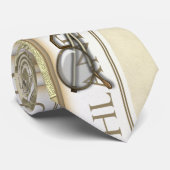 Vintage Zeitungs-Krawatte Krawatte (Gerollt)