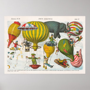 Vintage Zeitungsabdeckung Poster