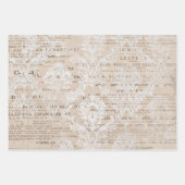 Vintage Zeitungskollektion Geschenkpapier Set (Vorderseite)