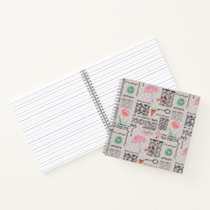 Vintage Zeitungsplanung polka dots stilvolles Retr Notizblock