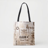 Vintage Zeitungstasche Tasche (Vorderseite)
