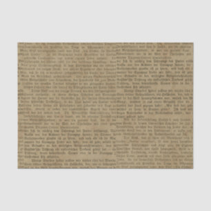 Vintage Zeitungstypografie Seidenpapier