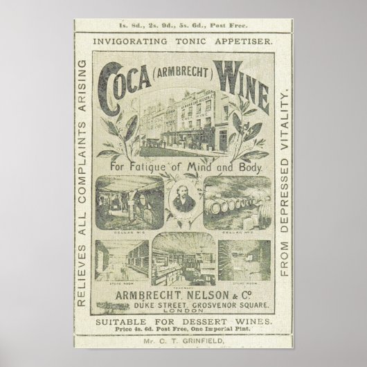 Vintage Zeitungswerbeküche Poster (Vorne)