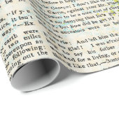 Vintage Zeitungswerbung Geschenkpapier (Rolleneckpunkt)