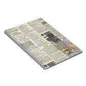 Vintage Zeitungswerbung Notizblock (Rechte Seite)