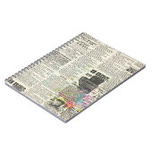 Vintage Zeitungswerbung Notizblock (Linke Seite)
