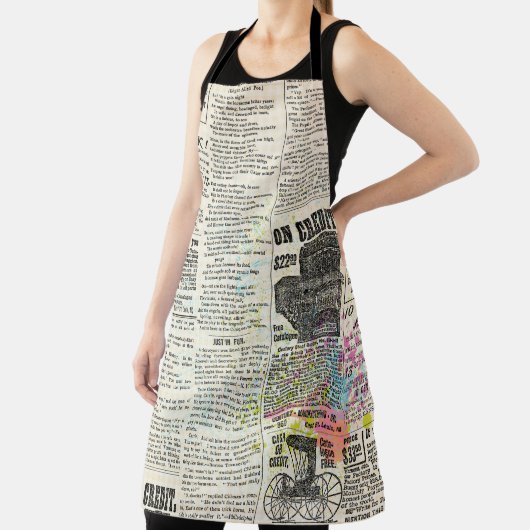 Vintage Zeitungswerbung Schürze (InSitu)