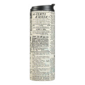 Vintage Zeitungswerbung Thermosbecher (Nach links gedreht)