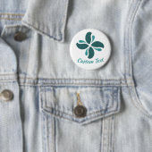 Vintage Zen Echo Cool Tide und Terrakotta Button (Beispiel)