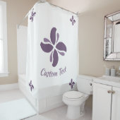Vintage Zen Echo Lilac Kiss Duschvorhang (Beispiel)