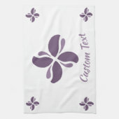 Vintage Zen Echo Lilac Kiss Geschirrtuch (Vertikal)