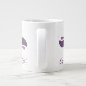 Vintage Zen Echo Lilac Kiss Jumbo-Tasse (Rückseite)