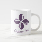 Vintage Zen Echo Lilac Kiss Jumbo-Tasse (Rechts)