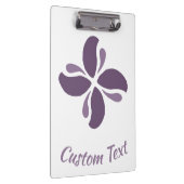 Vintage Zen Echo Lilac Kiss Klemmbrett (Rechts)