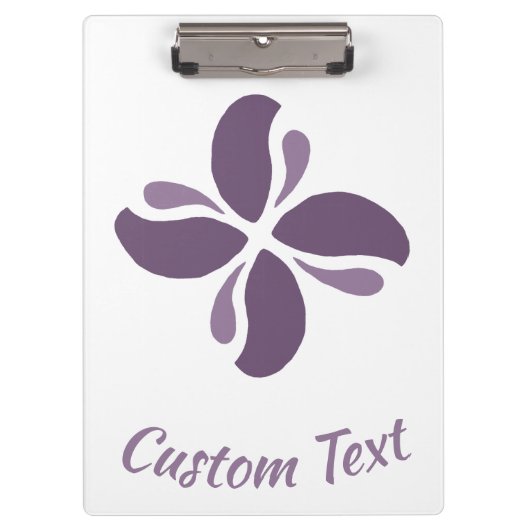 Vintage Zen Echo Lilac Kiss Klemmbrett (Vorderseite)