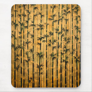 Vintage-Zen-Wald-Bambus Mousepad