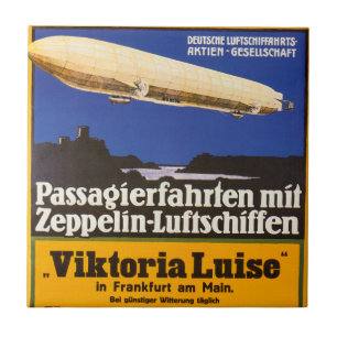 Vintage Zeppelin Viktoria Luise Fliese