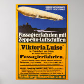 Vintage Zeppelin Viktoria Luise Poster (Vorne)