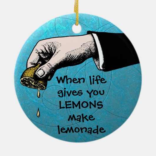 Vintage Zest: Keramik Ornament (Hinten)