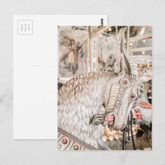 Vintage Ziege Postkarte (Vorne/Hinten)