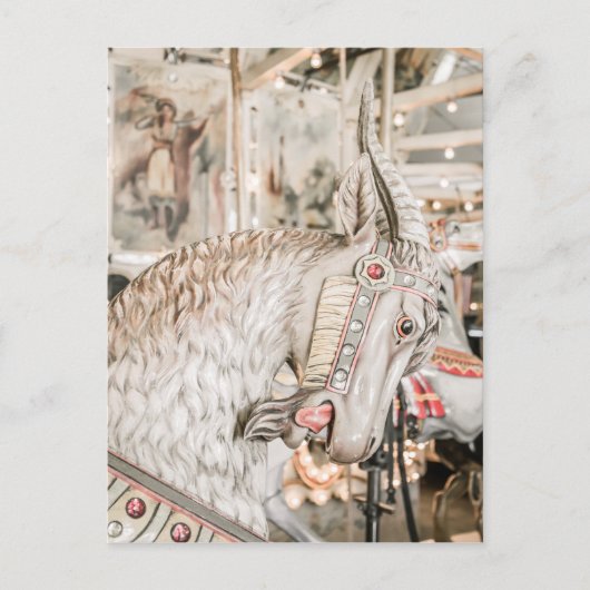 Vintage Ziege Postkarte (Vorderseite)