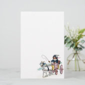 Vintage Ziege und Buggy Briefpapier (Stehend Vorderseite)