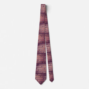 Vintage Ziegelmauer Muster Rustikaler Necktie - Ei Krawatte