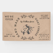 Vintage Ziegenmilch Banner (Horizontal)