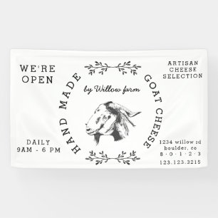 Vintage Ziegenmilch Banner