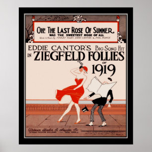 Vintage Ziegfield-Follies von 1919 Poster