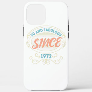 Vintage Ziergegenstände 50 und Fabulous seit 1972 Case-Mate iPhone Hülle