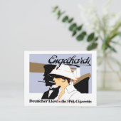 Vintage Zigaretten und Versandhandelsmarken Postkarte (Stehend Vorderseite)