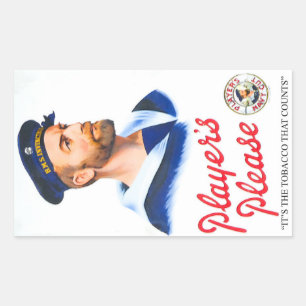 Vintage-Zigarettenaufkleber für Sticker