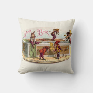 Vintage Zigarrenboxen Kissen