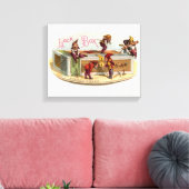 Vintage Zigarrenboxen Leinwanddruck (Insitu (Wohnzimmer))