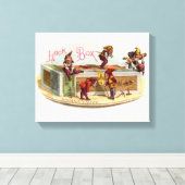 Vintage Zigarrenboxen Leinwanddruck (Insitu (Holzboden))