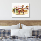Vintage Zigarrenboxen Leinwanddruck (Insitu (Schlafzimmer))