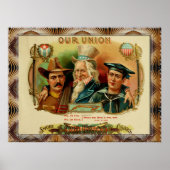 Vintage Zigarrenboxen Poster (Vorne)